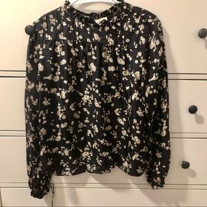 Floral print blouse